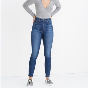 Curvy high rise skinny jeans